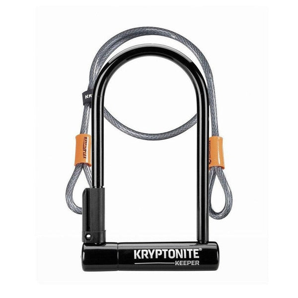 Kryptonite Keeper 12 STD U-Lock with 4' Flex Cable